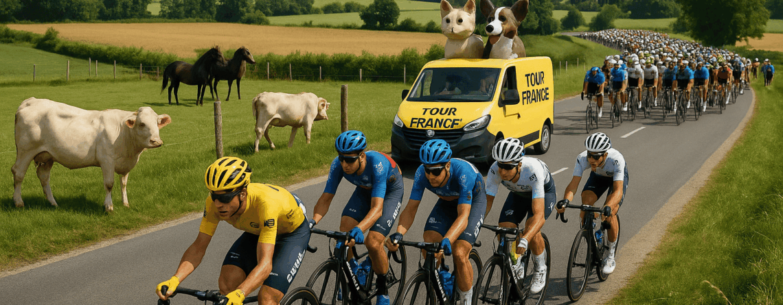 tour de france animaux