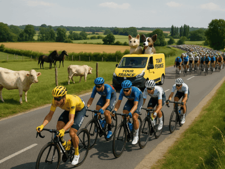 tour de france animaux